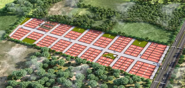7 Oak Gateway residential plots in Dholera SIR — 213 plots, Valinda Village